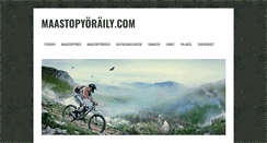 Desktop Screenshot of maastopyoraily.com